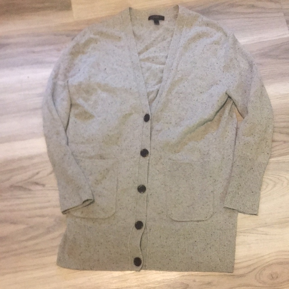 J. Crew Cozy Tweed Cardigan Size Small